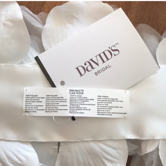 🆕David’s Bridal Floral Sash - Picture 4 of 4